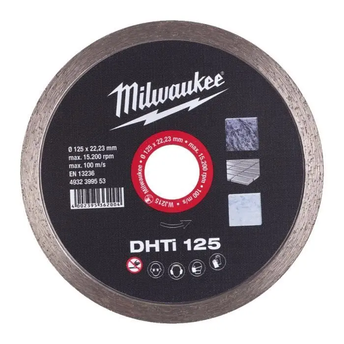 Disco diamante dhti 125mm (x1) accesorios milwaukee - 4932399553-disco de d