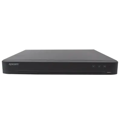 DVR Epcom 32 Canales + 8 IP / 2 bahias de disco sólido 32 Canales por Coaxitron.