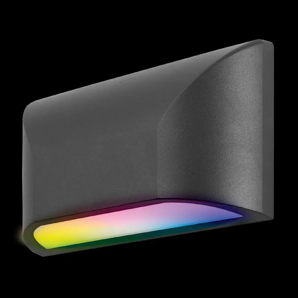 Estevez Luminario LED RGB 4W, de Sobreponer en Muro, Apto Exterior para Zonas Salinas, Modelo ETX-0514-ANT