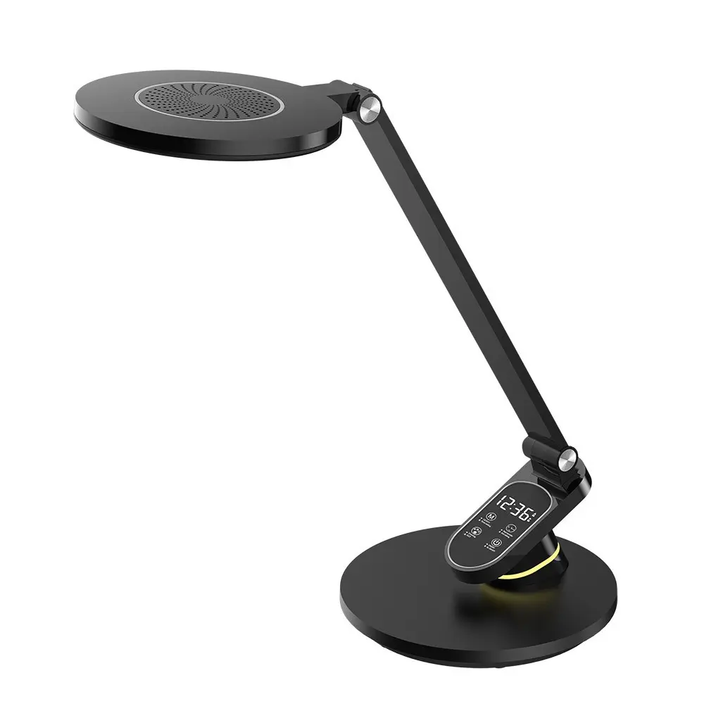 Flexo hamlet negro 10w 800lm hora aviso descanso 44,3x19,1x28,3cm