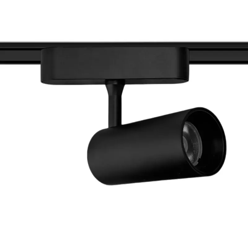 Foco riel magnético esbelto negro 10W 24° 48V 3000K - KOFO0017