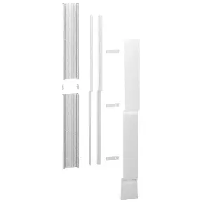 Kit goulotte GTL 13 modules - avec couvercle - 2 demi-longueur de 1200x252x64mm - Schneider Electric R9HKT13