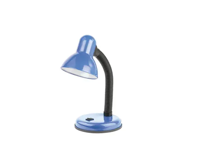 lampara escritorio acero color azul serie yodo 14cm
