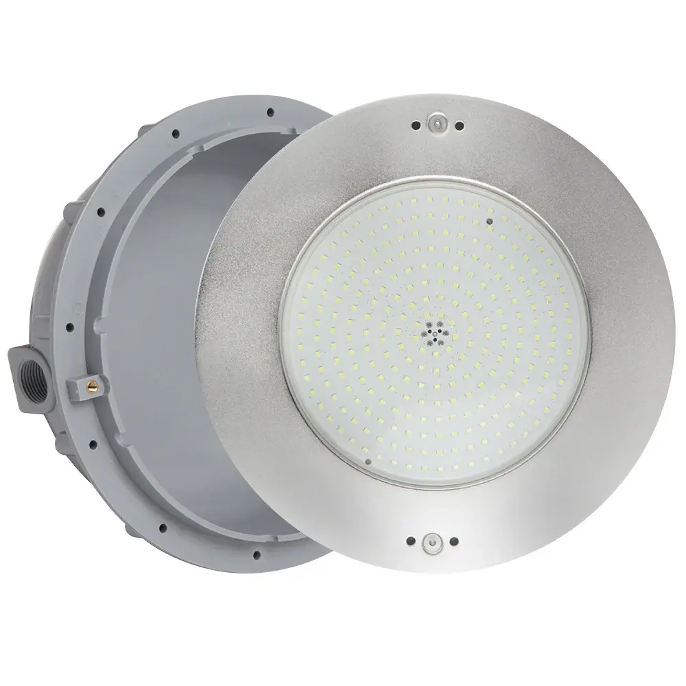Lampara LED para Piscina, Lujoso, PANDA, Blanco Frío, 18W, Acero Inoxidable,10” DLX-10N-B-18W-12A