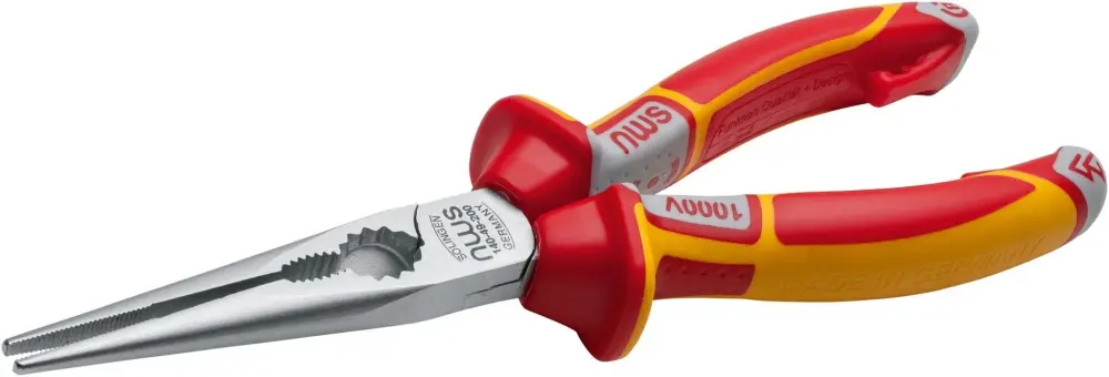 NWS 140-49VDE-205 - Alicate boca semiredonda recta Serie 49 VDE Duradero 205 mm