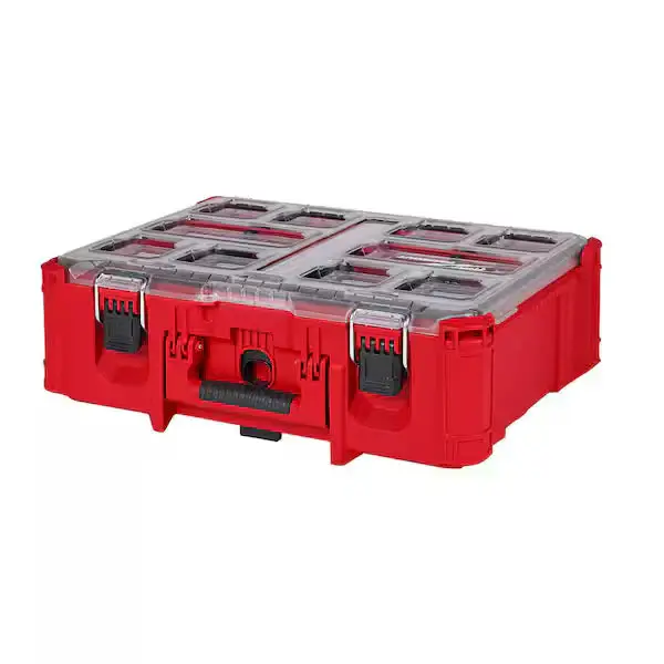 Organizador Profundo MILWAUKEE 48-22-8432 PACKOUT 20" 6 Compartimentos con Divisores Ajustables