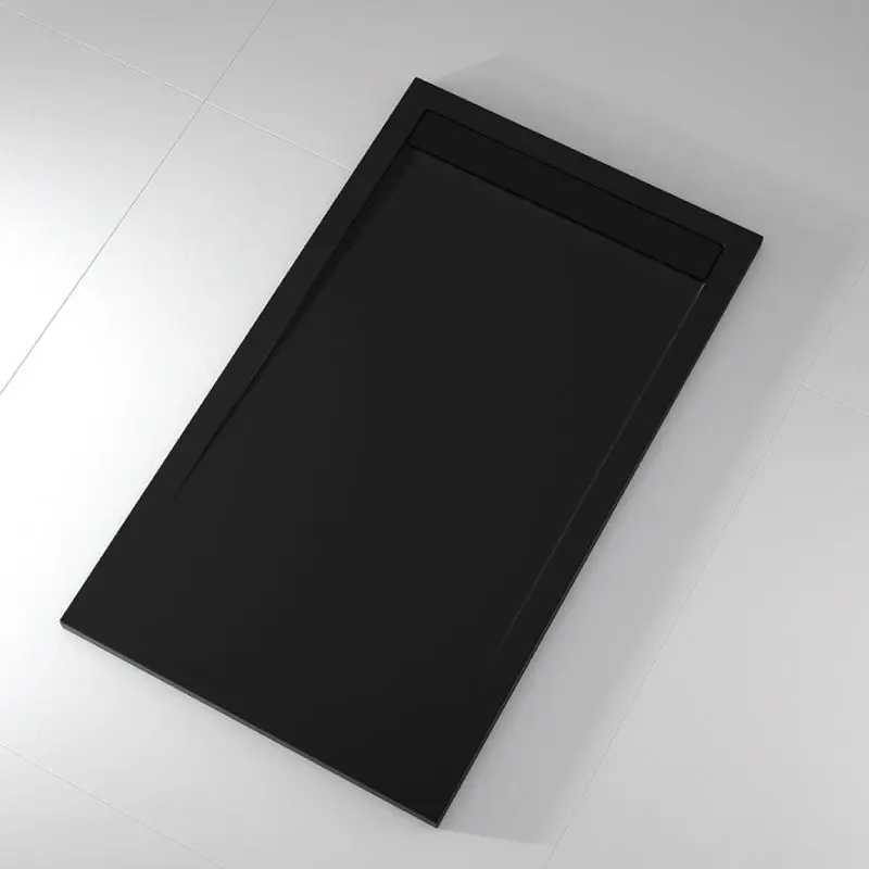 Plato de ducha pizarra clever negro 90x140 cm