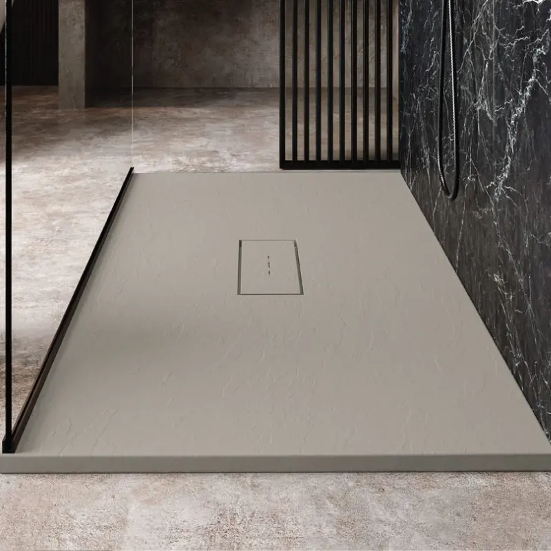 Plato de ducha resina vic gris 80x140 cm