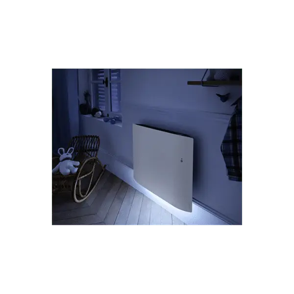 Radiateur connecté Divali 2000W à inertie - horizontal blanc - Atlantic 507614