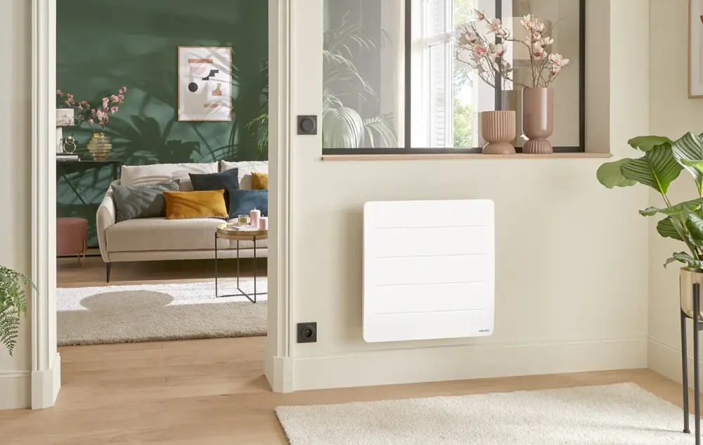 Radiateur électrique Nirvana Néo 2000W connecté - horizontal blanc - Atlantic 529919