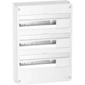 Resi9 - Coffret en saillie Blanc (RAL 9003)- 3 rangées de 18 modules Schneider Electric SCHR9H18403