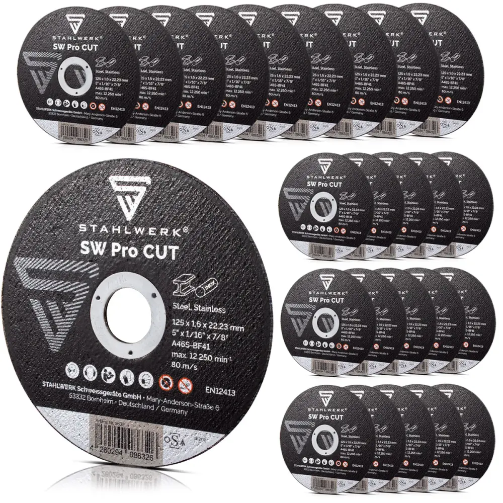 Steelworks separando disco SW Pro Cut Ø 125, 25 set