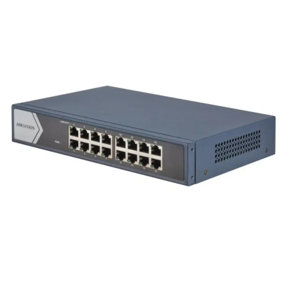 Switch HIKVISION No Administrable 16 Puertos Red cableada Gigabit