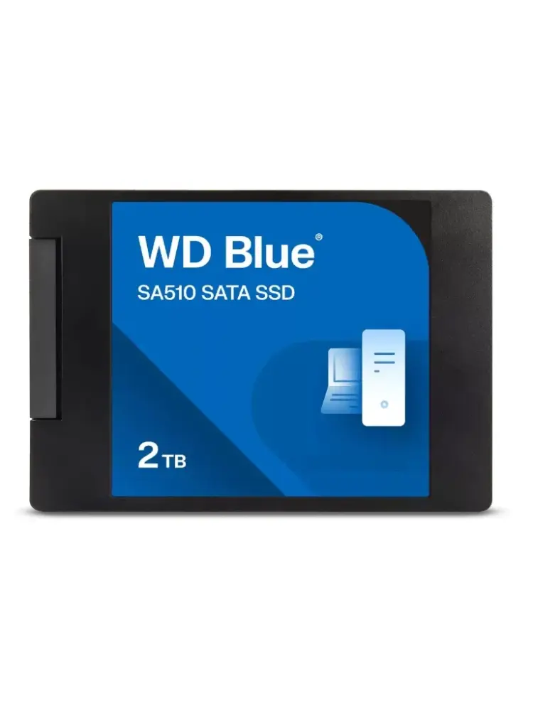 Western Digital WDS200T3B0A - Disco Sólido Interno SSD (2 TB, SATA III, 6 GB/s, 2,5/7 mm, hasta 560 MB/s, Color Azul Blue