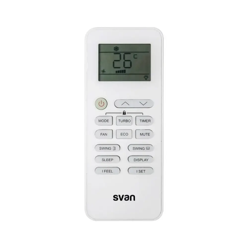 Aire acondicionado split Svan SAAS1800W 4500 frigorías Inverter R32 Wifi blanco ++/+