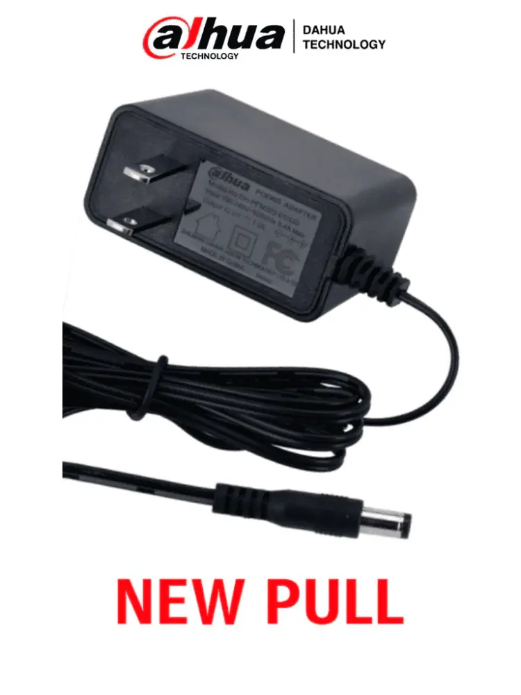 DAHUA FUENTEKIT - Fuente de Poder de 12 Vcc 1.5 Amper NewPull / FCC, EN6236B/ Entrada de 100-240 VAC/ Protección de Sobre...