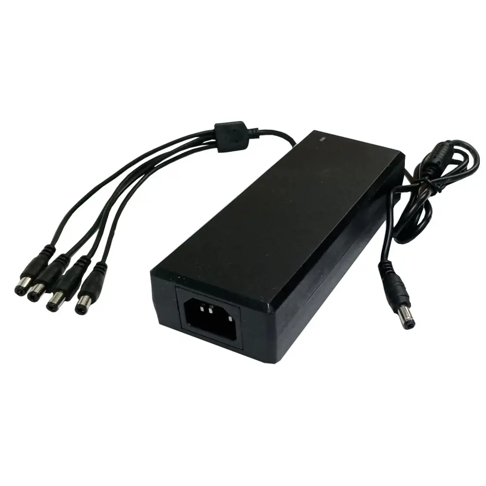 Fuente de Alimentación 12V 5A + Divisor Pulpo 1X4 110/220V