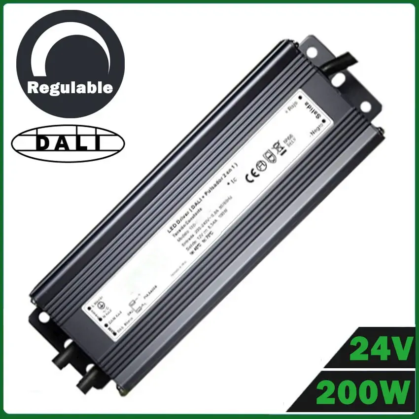 Fuente de Alimentación LED 200W 24V Regulable DALI