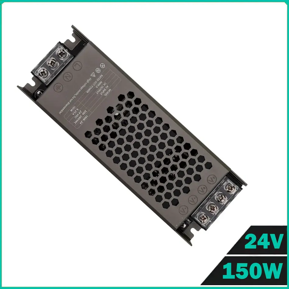 Fuente Alimentación LED Reducida 24V 150W