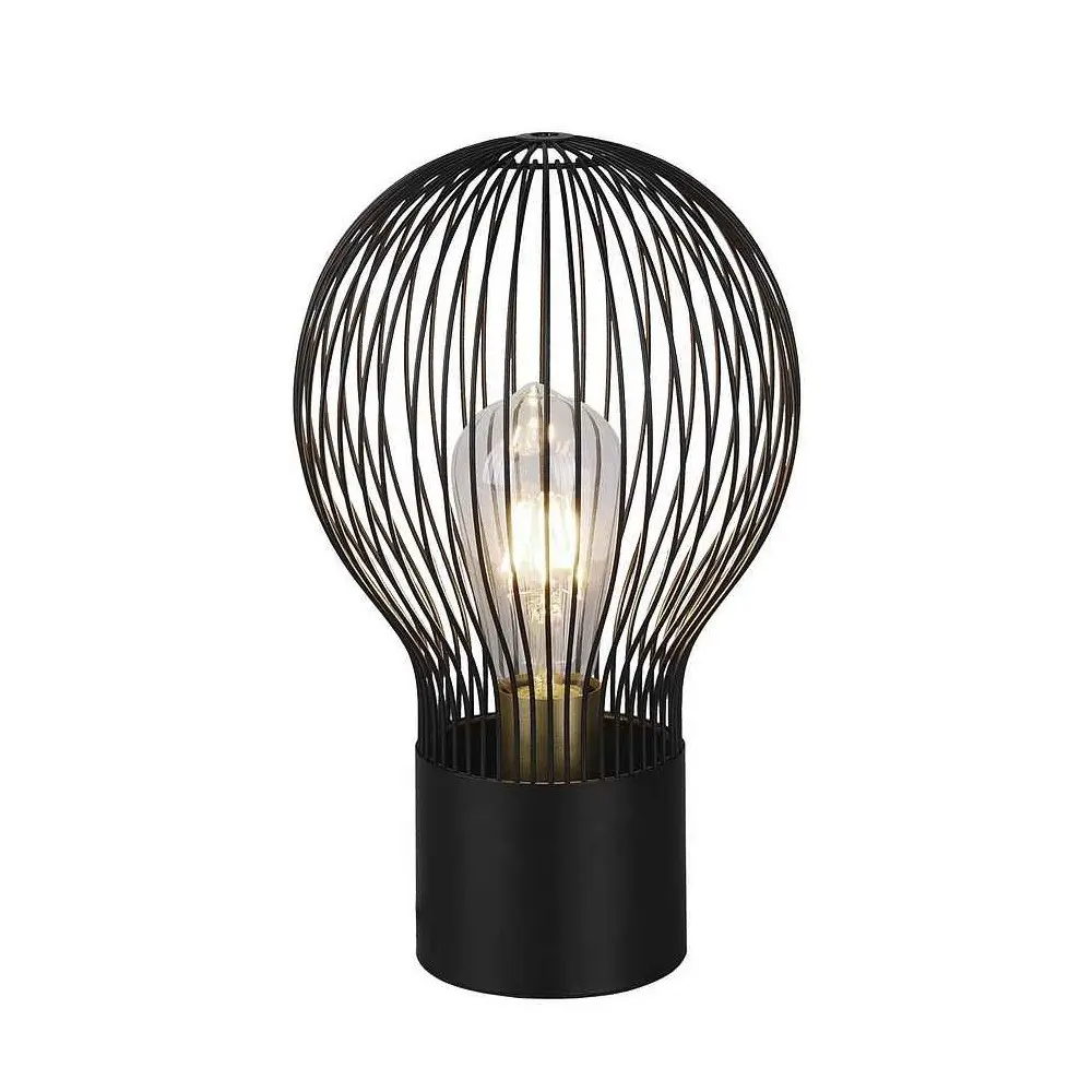 Lampara sobremesa brando negro 19cm