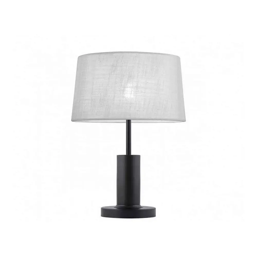 Lampara sobremesa malory negro 25cm