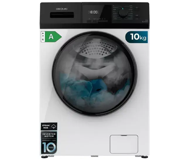 Lavadora Cecotec Bolero Dresscode 10410 Inverter 1400 rpm 10 kg