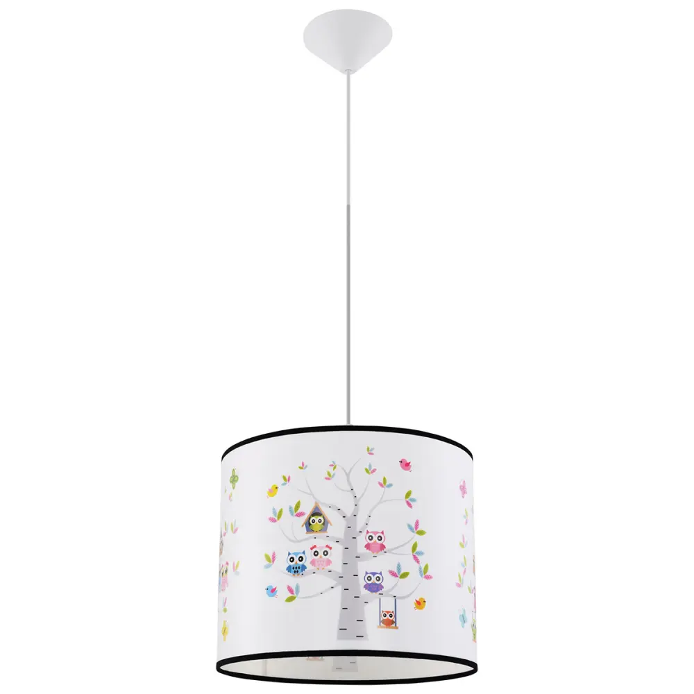 Lámpara coLGante sowy 1 policromático cloruro de polivinilo 40x82x40cm
