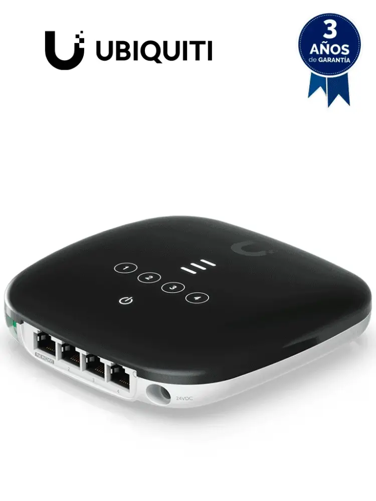 UBIQUITI UF-WIFI - UFiber WiFi 802.11n GPON ONU, Unidad de Red Óptica con 1 puerto WAN GPON (SC/APC) y 4 puertos LAN Giga...