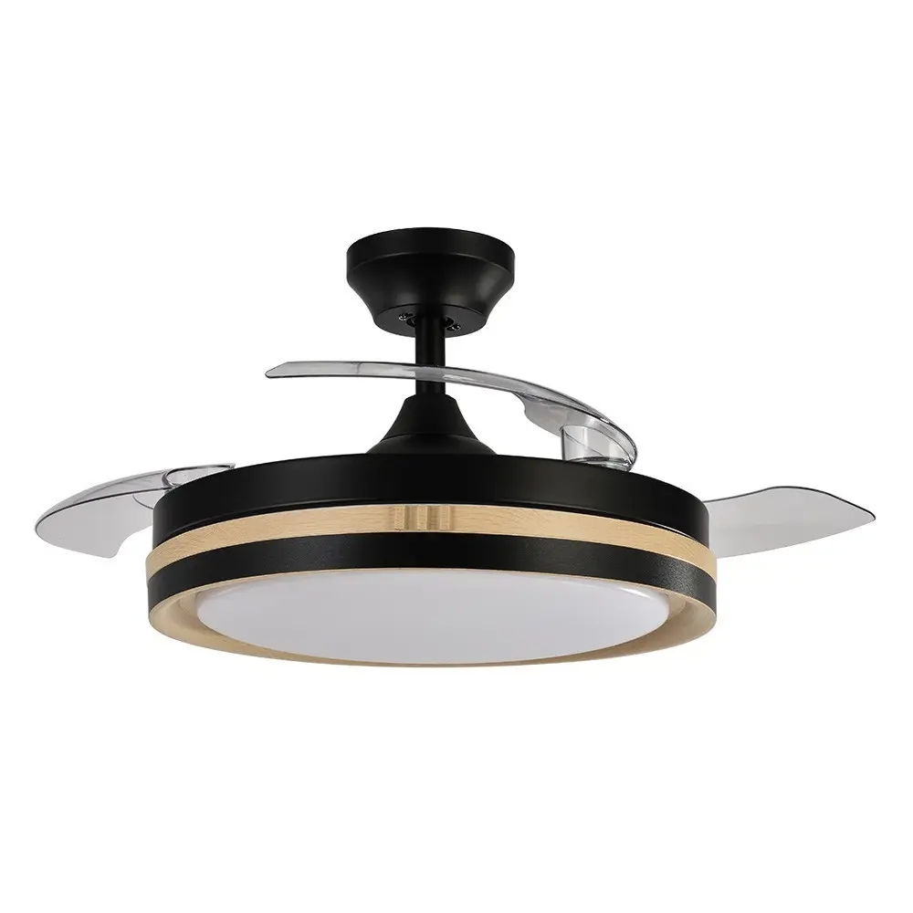Ventilador de techo viper negro cct regulable 49cm