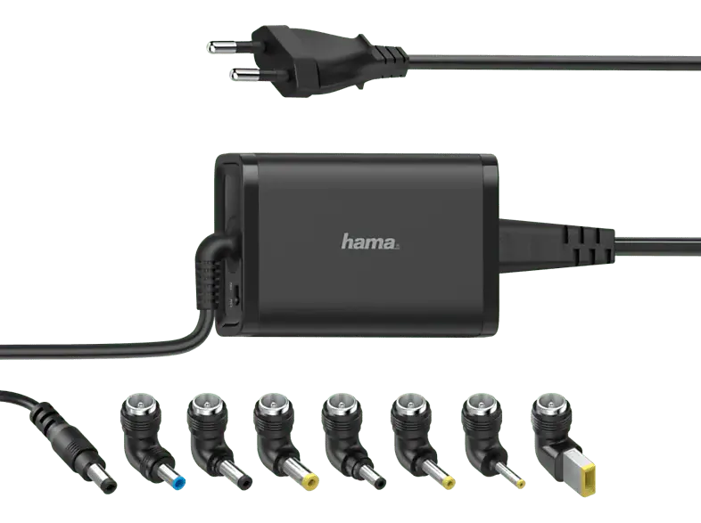 HAMA Chargeur universel pour laptop 45 W Noir (00200001)