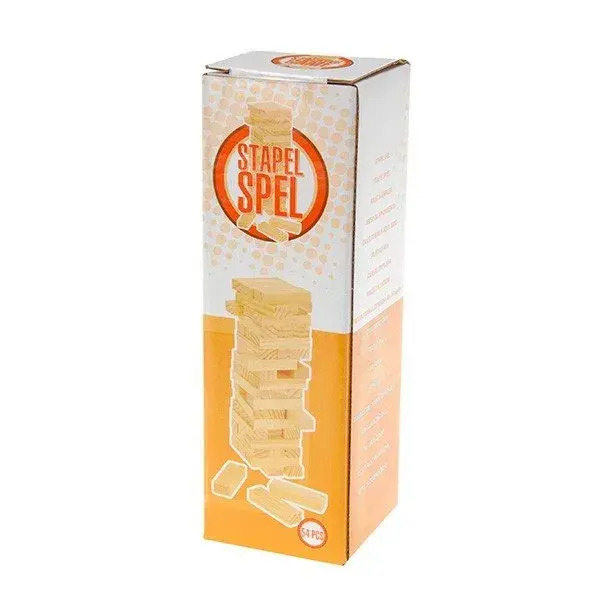 Juego torre de madera 54 piezas + 7 ños
