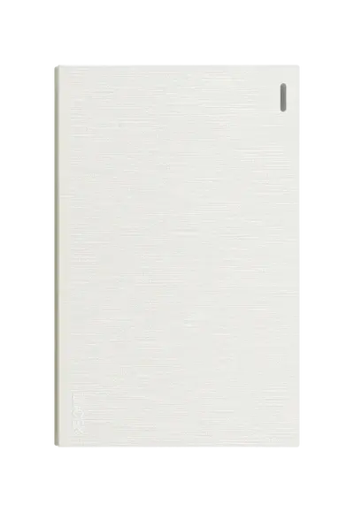 Placa 1 Apagador Claro Lucek Flat Blanca
