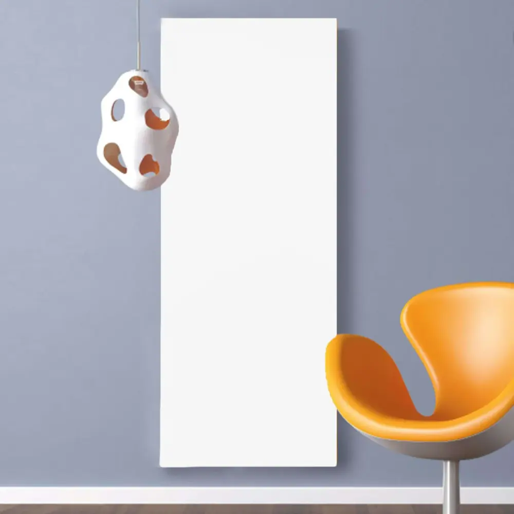 Termoarredo eléctrico placa modelo Perfetto 86x55 cm - Blanco para Estaciones de Trabajo
