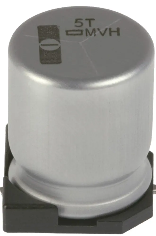 Condensador electrolítico CHEMI-CON serie MVH, 470μF, ±20%, 35V dc, mont. SMD, 13 x 13 x 16mm, paso 4.2mm | EMVH350ARA4...