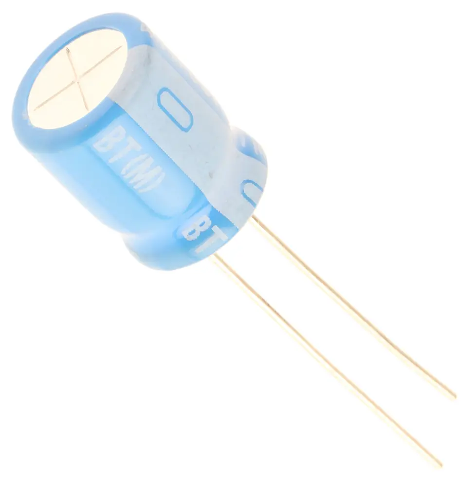 Condensador electrolítico Nichicon serie BT, 47μF, ±20%, 63V dc, Radial, Orificio pasante, 10 (Dia.) x 12.5mm, paso 5mm...