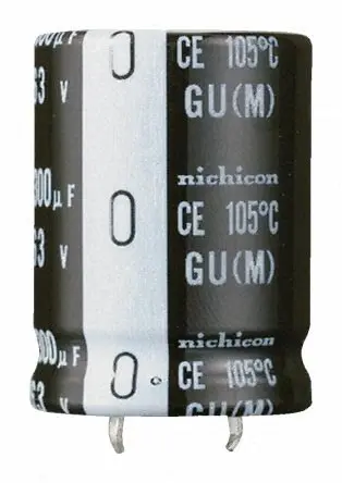 Condensador electrolítico Nichicon serie GU, 680μF, ±20%, 200V dc, de encaje presión, 30 (Dia.) x 30mm, paso 10mm | LG...