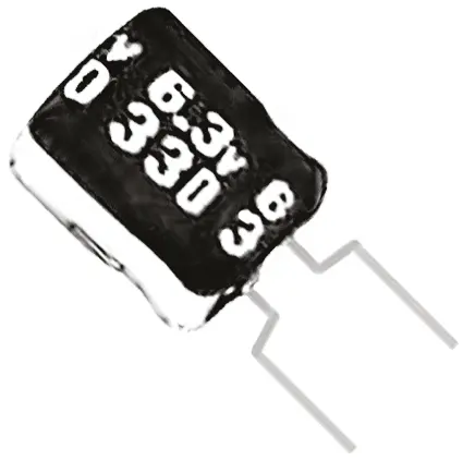 Condensador electrolítico Rubycon serie MS7, 10μF, ±20%, 50V dc, Radial, Orificio pasante, 5 (Dia.) x 7mm, paso 5mm | 5...