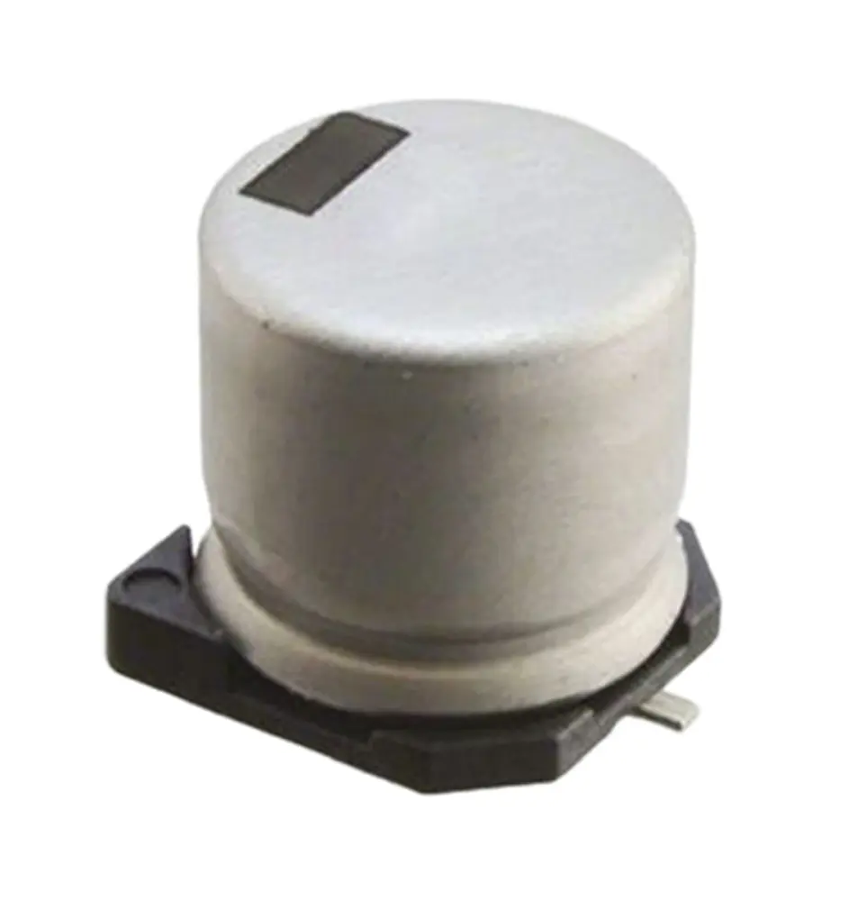 Condensador electrolítico Vishay serie 150 CRZ, 470μF, ±20%, 100V dc, mont. SMD, 18 x 18 x 21mm, paso 6.5mm | MAL215099...