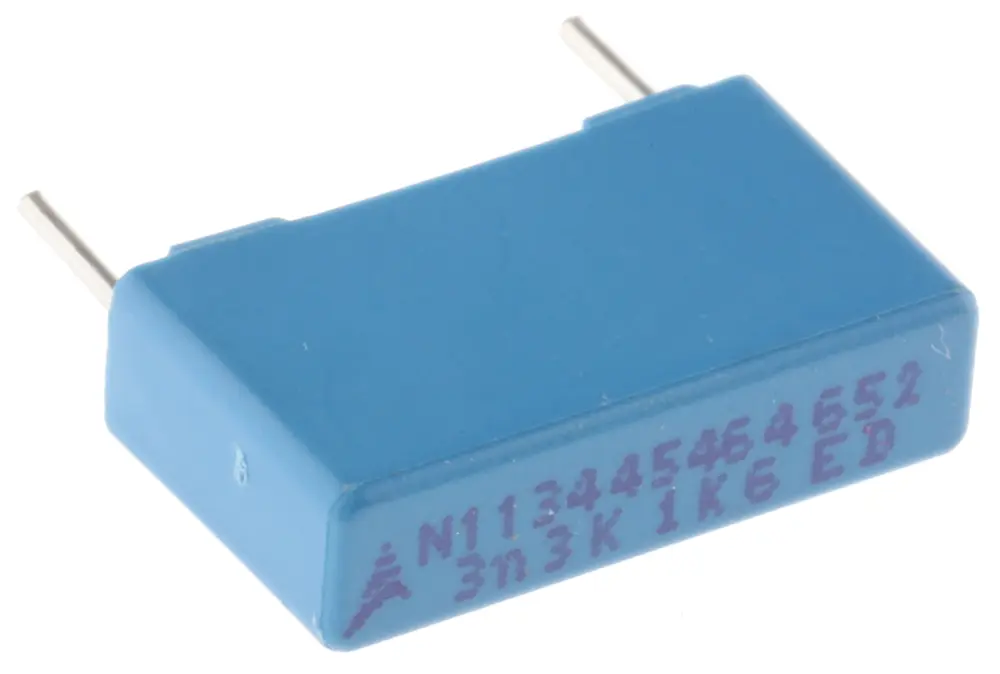 Condensador de película EPCOS, 3.3nF, ±10%, 1.6 kV dc, 500 V ac, Montaje en orificio pasante | B32652A1332K000