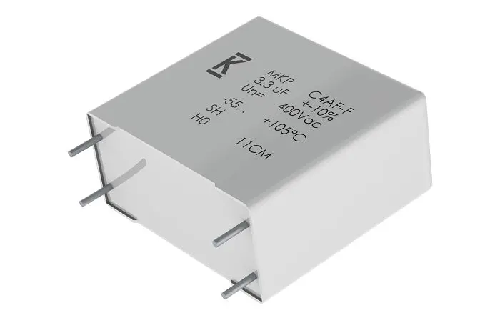 Condensador de película KEMET, 16μF, 10%, 350V ac, Montaje en orificio pasante | C4AF7BW5160F3OK