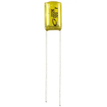 Condensador de película Nichicon, 22nF, ±10%, 100V dc, Radial | QYX2A223KTP