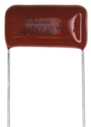 Condensador de película Nichicon, 33nF, ±10%, 250 V ac, 630 V dc, Montaje en orificio pasante | QXK2J333KTPTZH