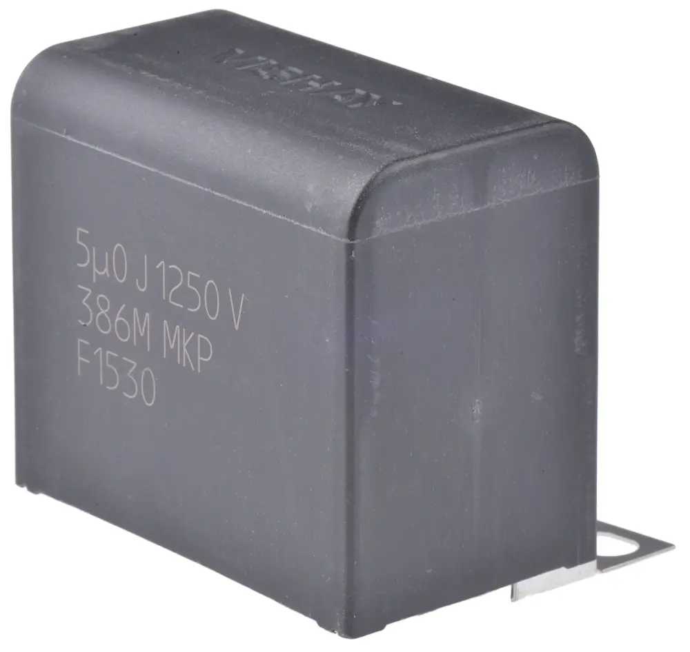 Condensador de película Vishay, 5μF, ±5%, 1.25kV dc | MKP386M550125YT4
