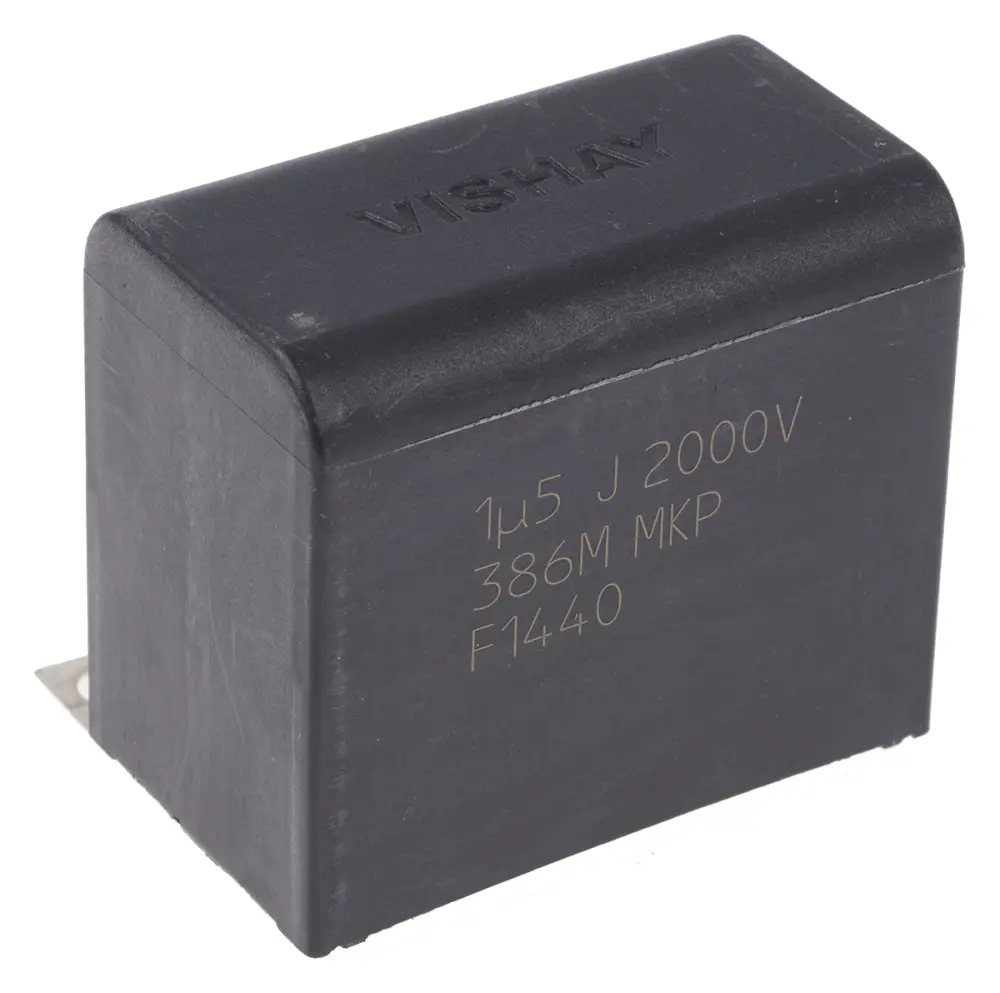 Condensador de película Vishay, 1.5μF, ±5%, 2kV dc, Montaje Roscado | MKP386M515200YT4
