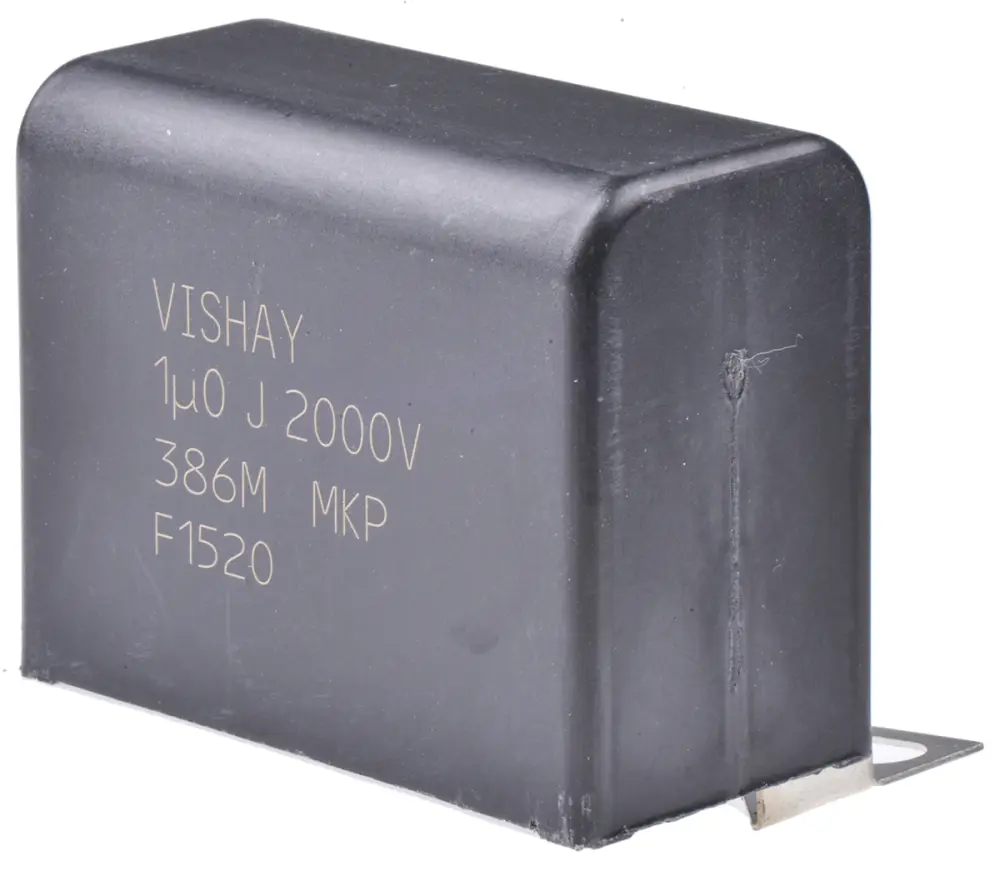 Condensador de película Vishay, 1μF, ±5%, 2kV dc | MKP386M510200YT4