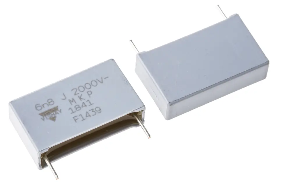 Condensador de película Vishay, 6.8nF, ±5%, 2 kV dc, 700 V ac, Montaje en orificio pasante | MKP1841268204