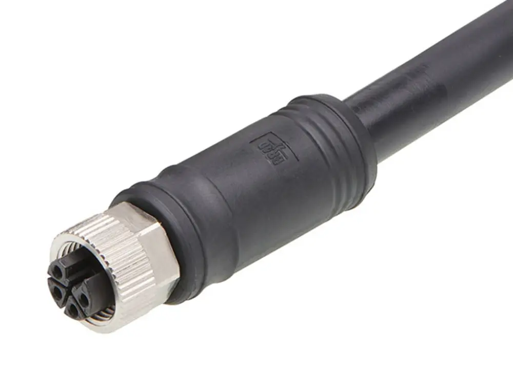 Cable Brad from Molex hembra serie 120500 de 4 vías hembra, montaje éreo, IP67 | 1205000231