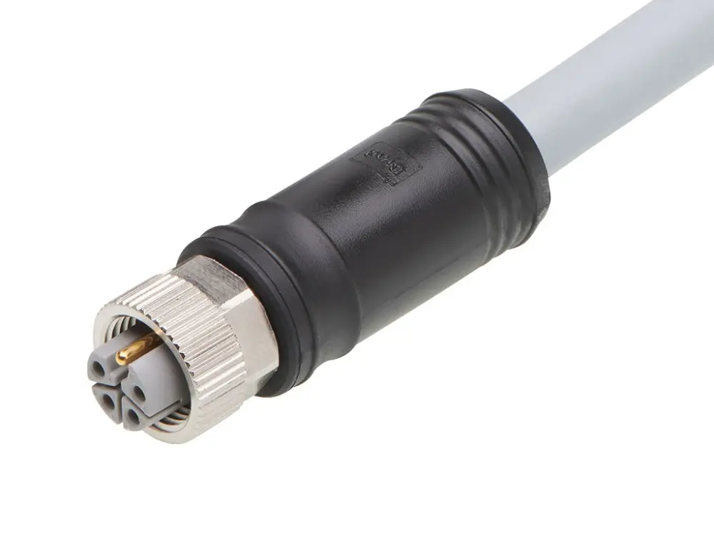 Cable Brad from Molex hembra serie 120500 de 5 vías hembra, montaje éreo, IP67 | 1205000304