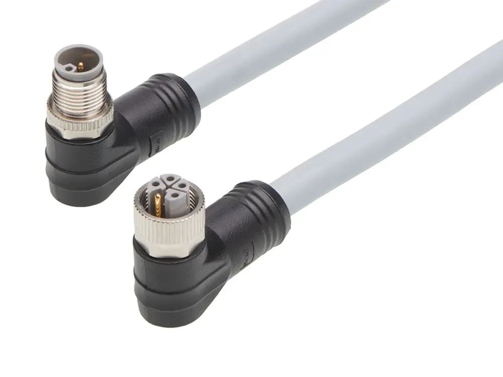 Cable Brad from Molex macho, hembra serie 120501 de 5 vías hembra macho, montaje éreo, IP67 | 1205010229