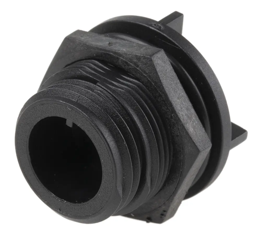 Conector circular Bulgin macho serie Buccaneer 400 de 8 vías macho, tamaño carcasa 19, Montaje trasero, IP68 | PX0413/08P